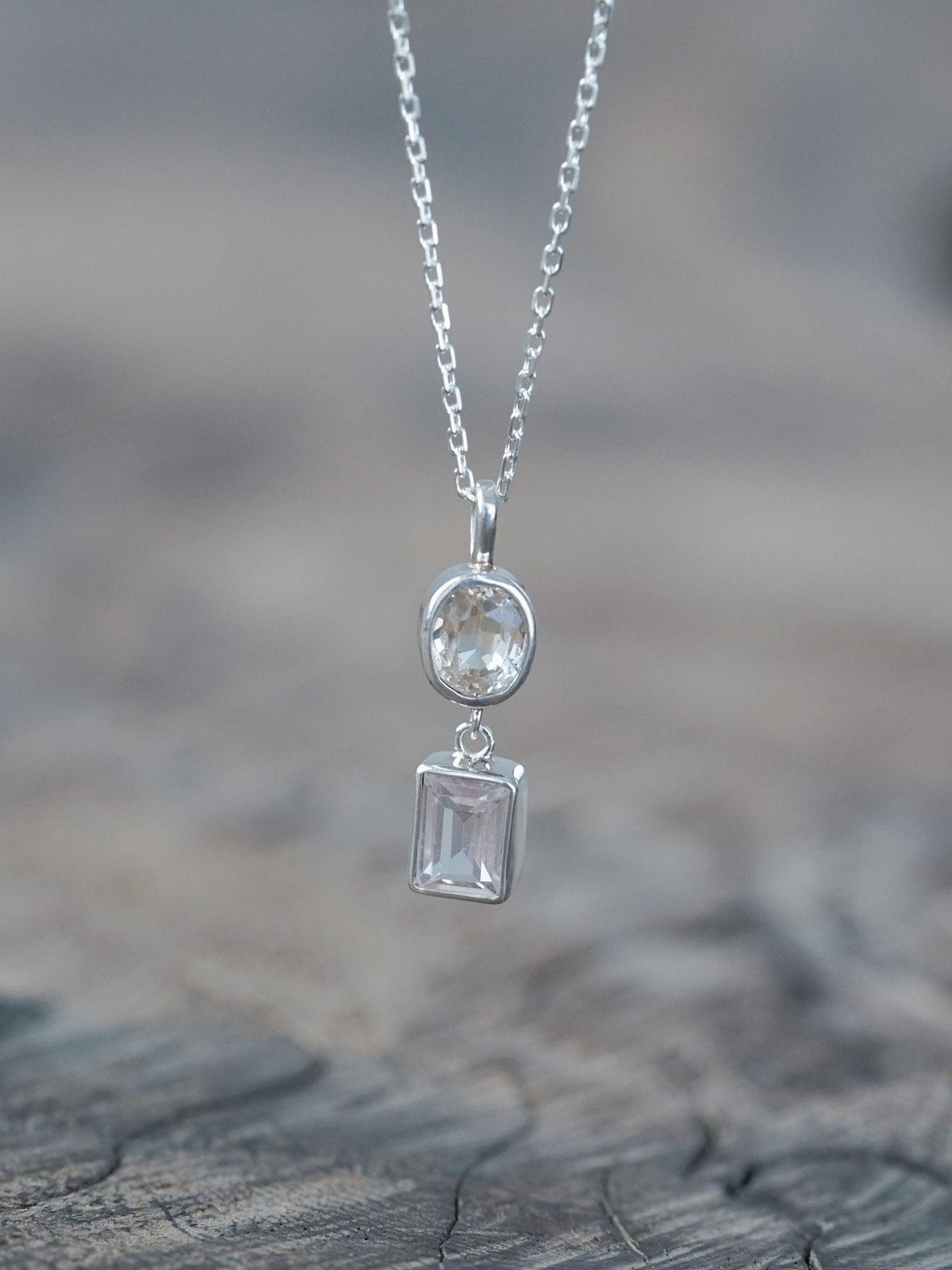 Double Sapphire Necklace - Gardens of the Sun | Ethical Jewelry