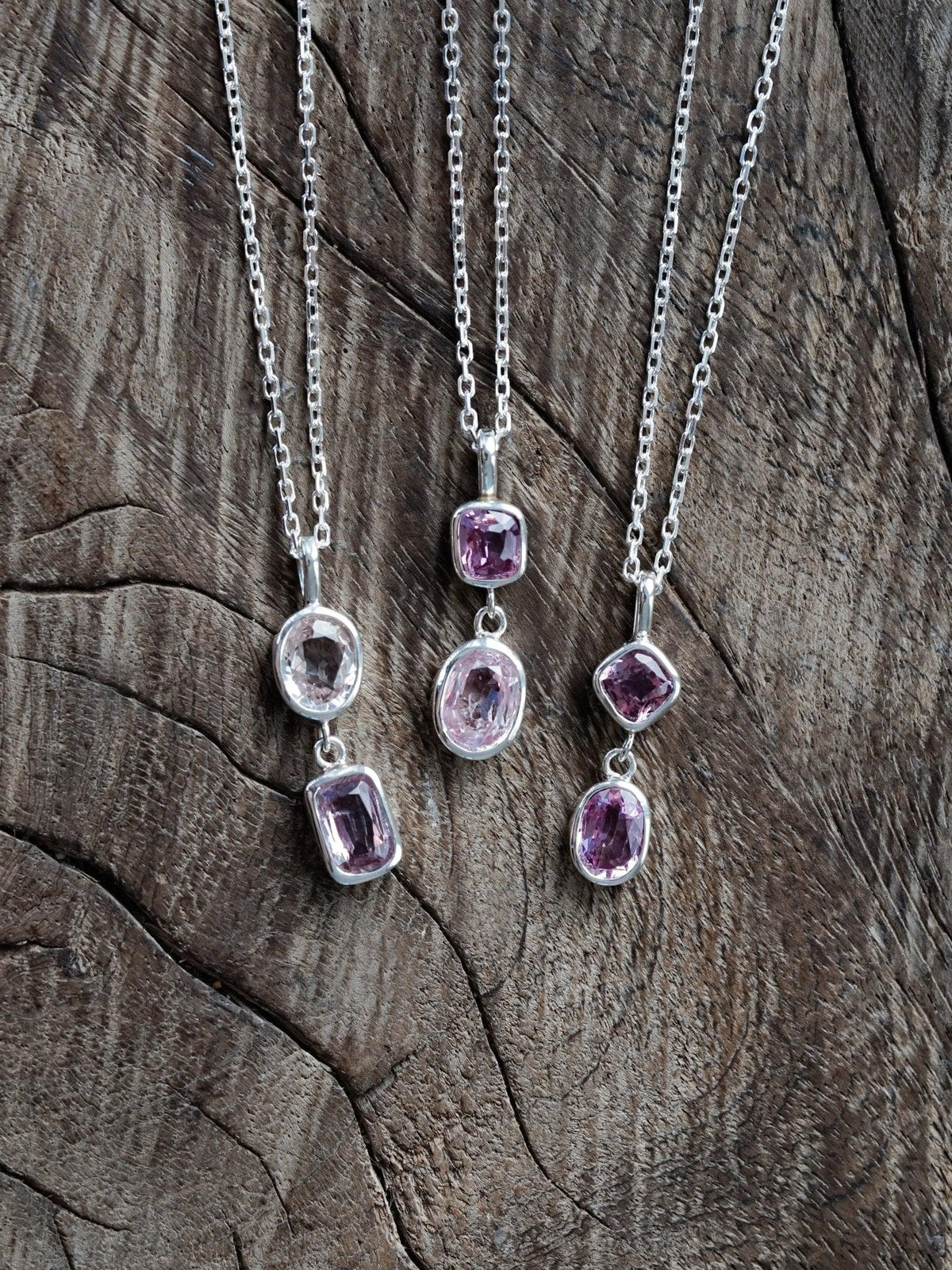 Double Sapphire Necklace - Gardens of the Sun | Ethical Jewelry