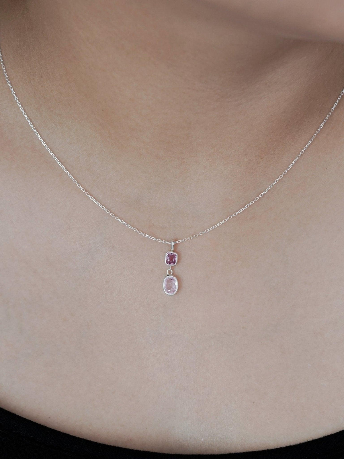 Double Sapphire Necklace - Gardens of the Sun | Ethical Jewelry