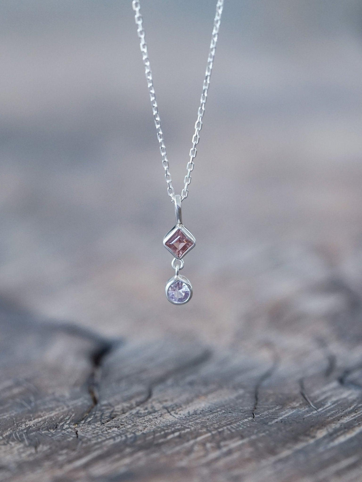 Double Sapphire Necklace - Gardens of the Sun | Ethical Jewelry