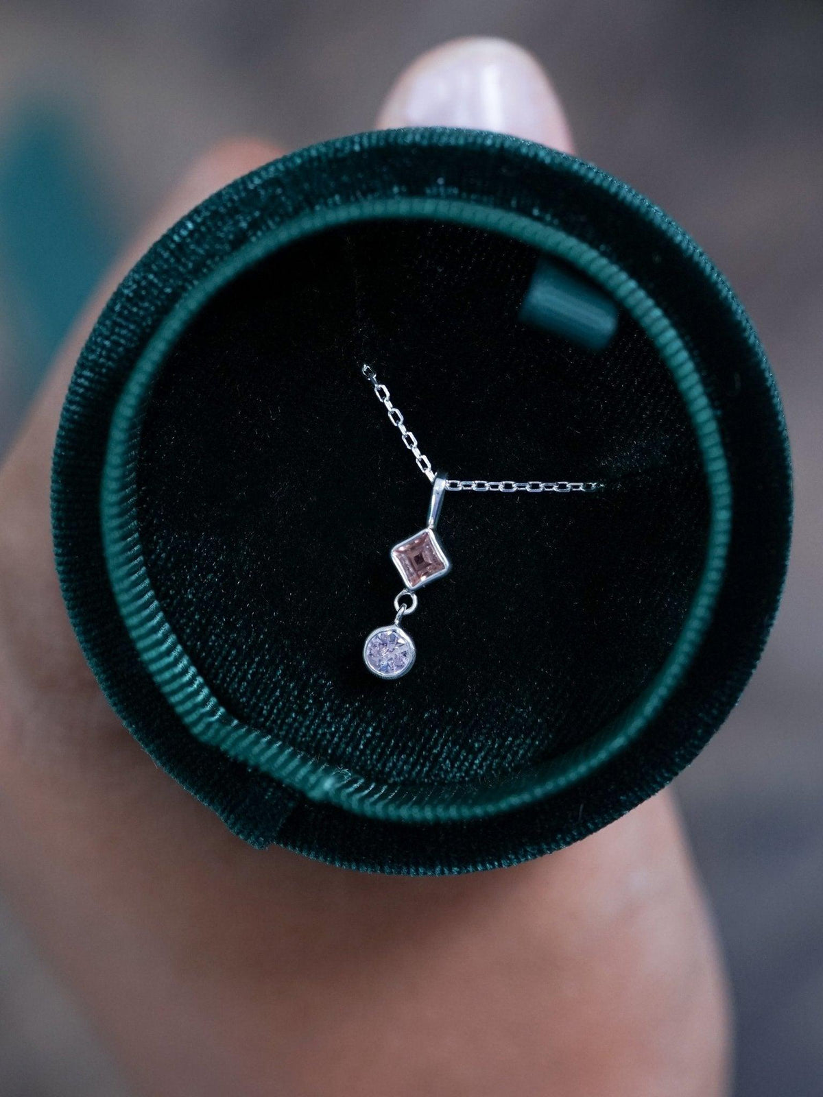 Double Sapphire Necklace - Gardens of the Sun | Ethical Jewelry