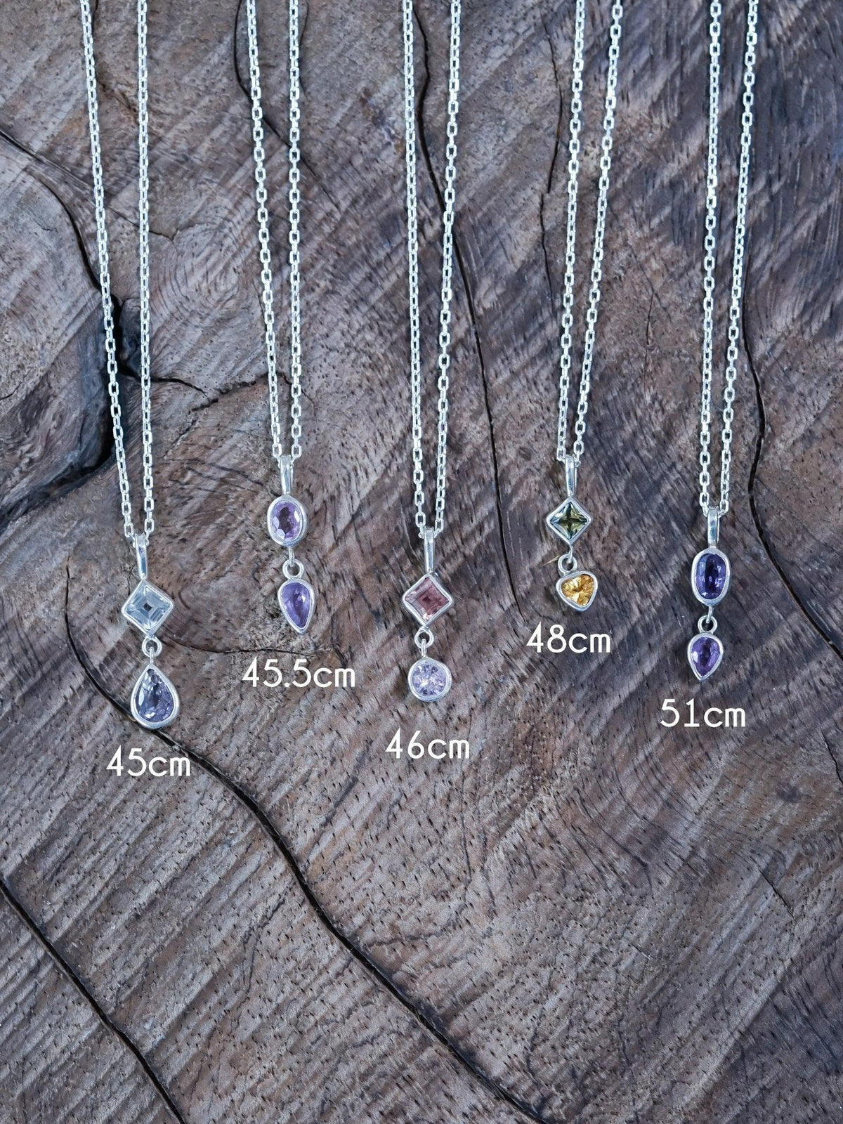 Double Sapphire Necklace - Gardens of the Sun | Ethical Jewelry