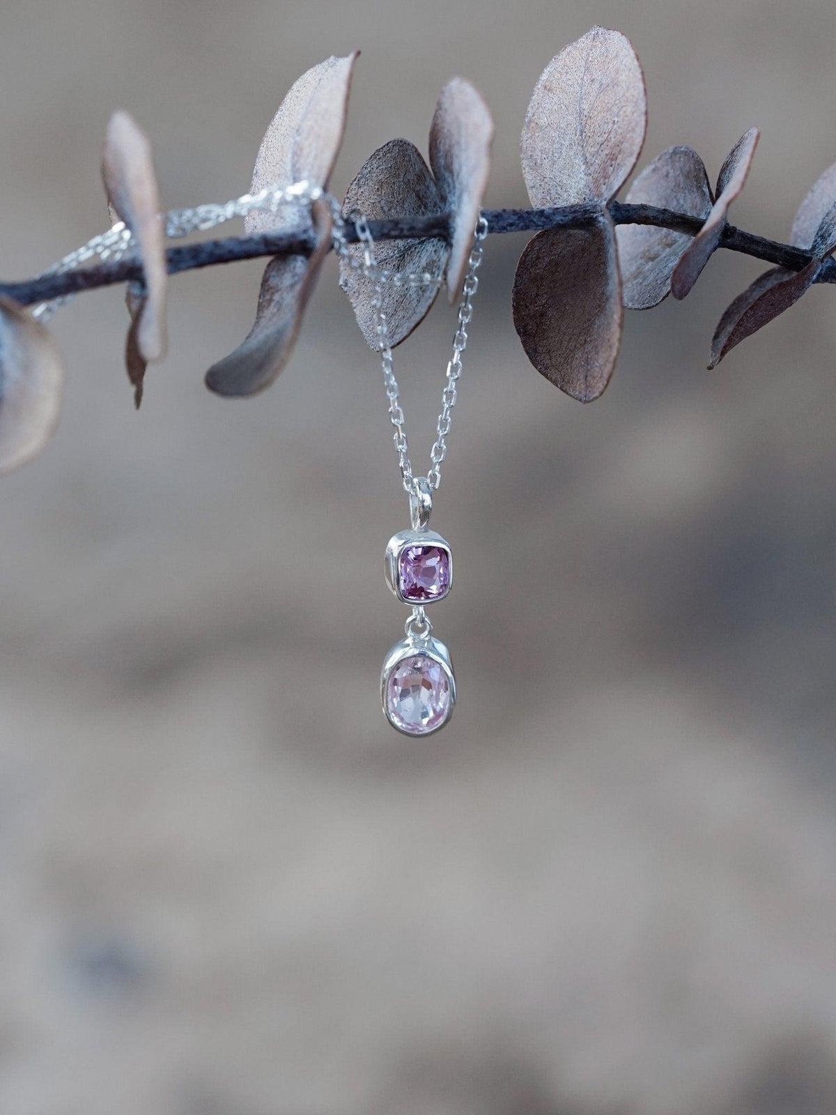 Double Sapphire Necklace - Gardens of the Sun | Ethical Jewelry