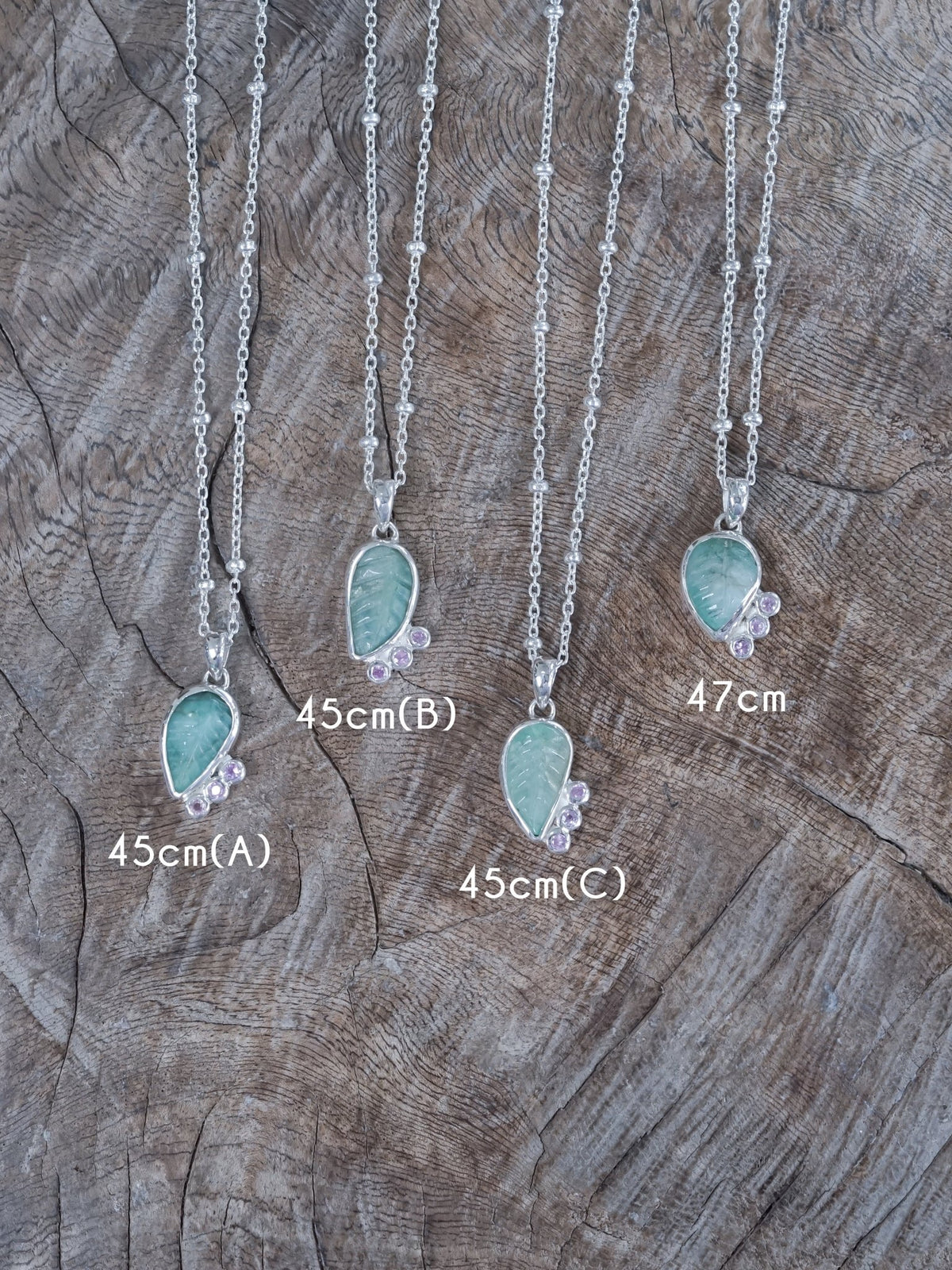 Emerald Leaf and Pink Sapphire Necklace - Gardens of the Sun | Ethical Jewelry