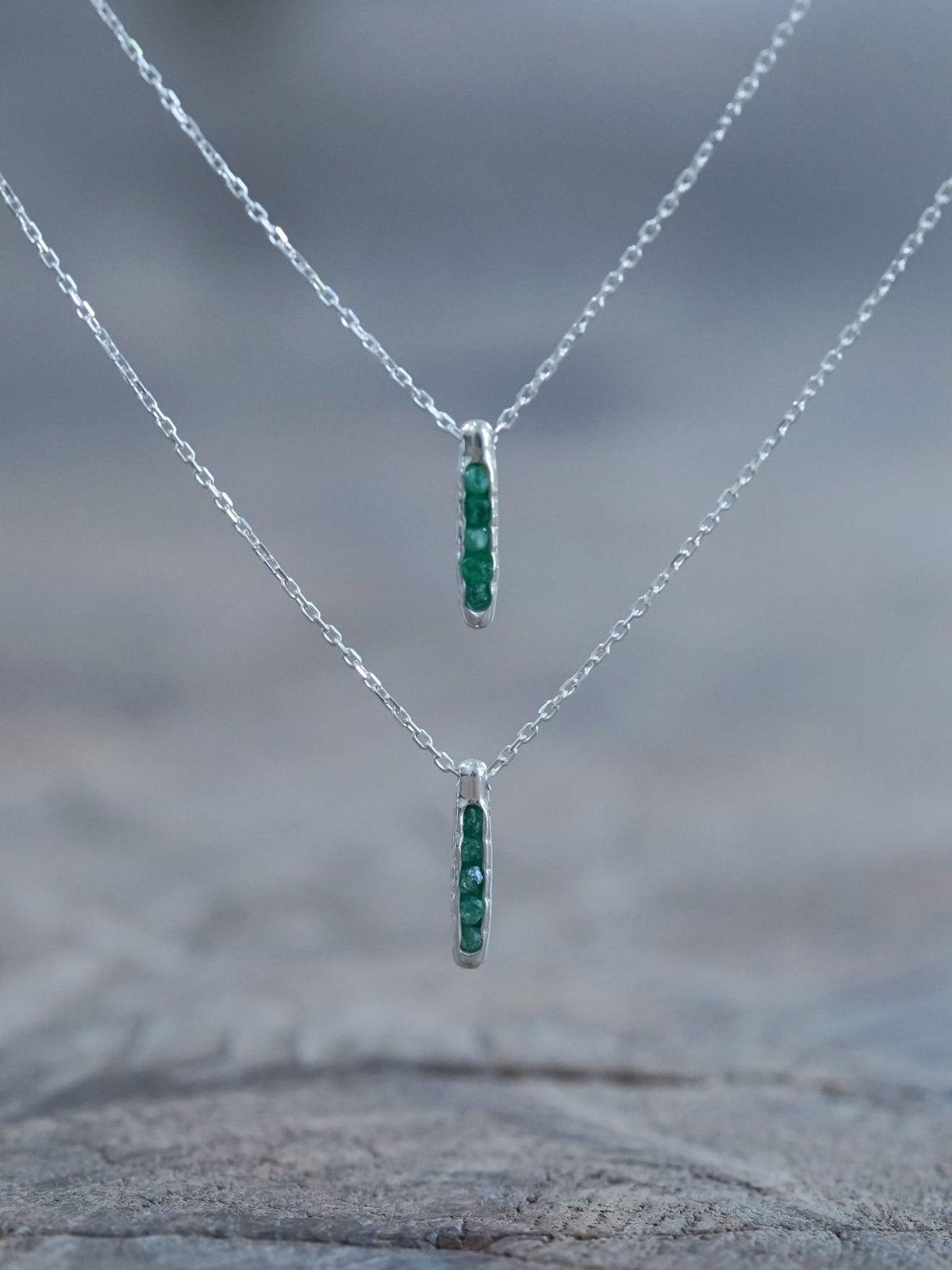 Emerald Necklace with Hidden Gems - Gardens of the Sun | Ethical Jewelry