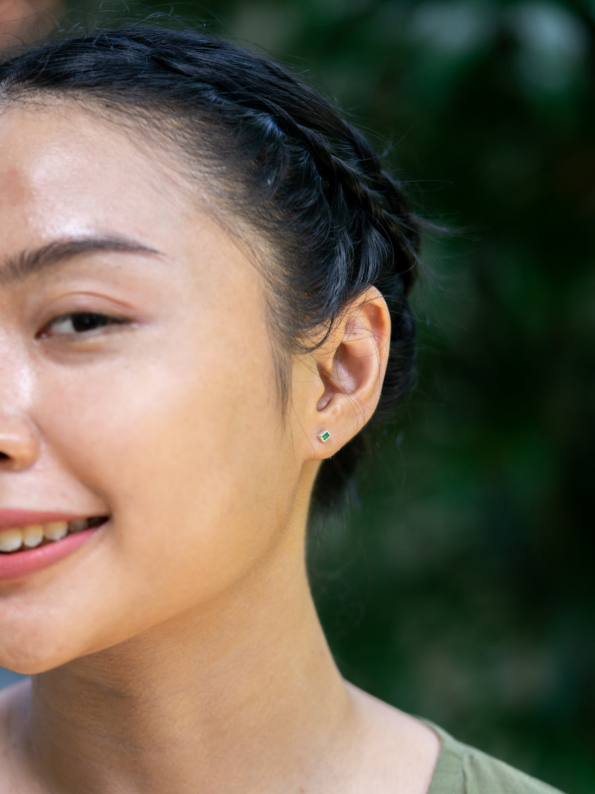 Emerald Earrings  - Gardens of the Sun | Ethical Jewelry