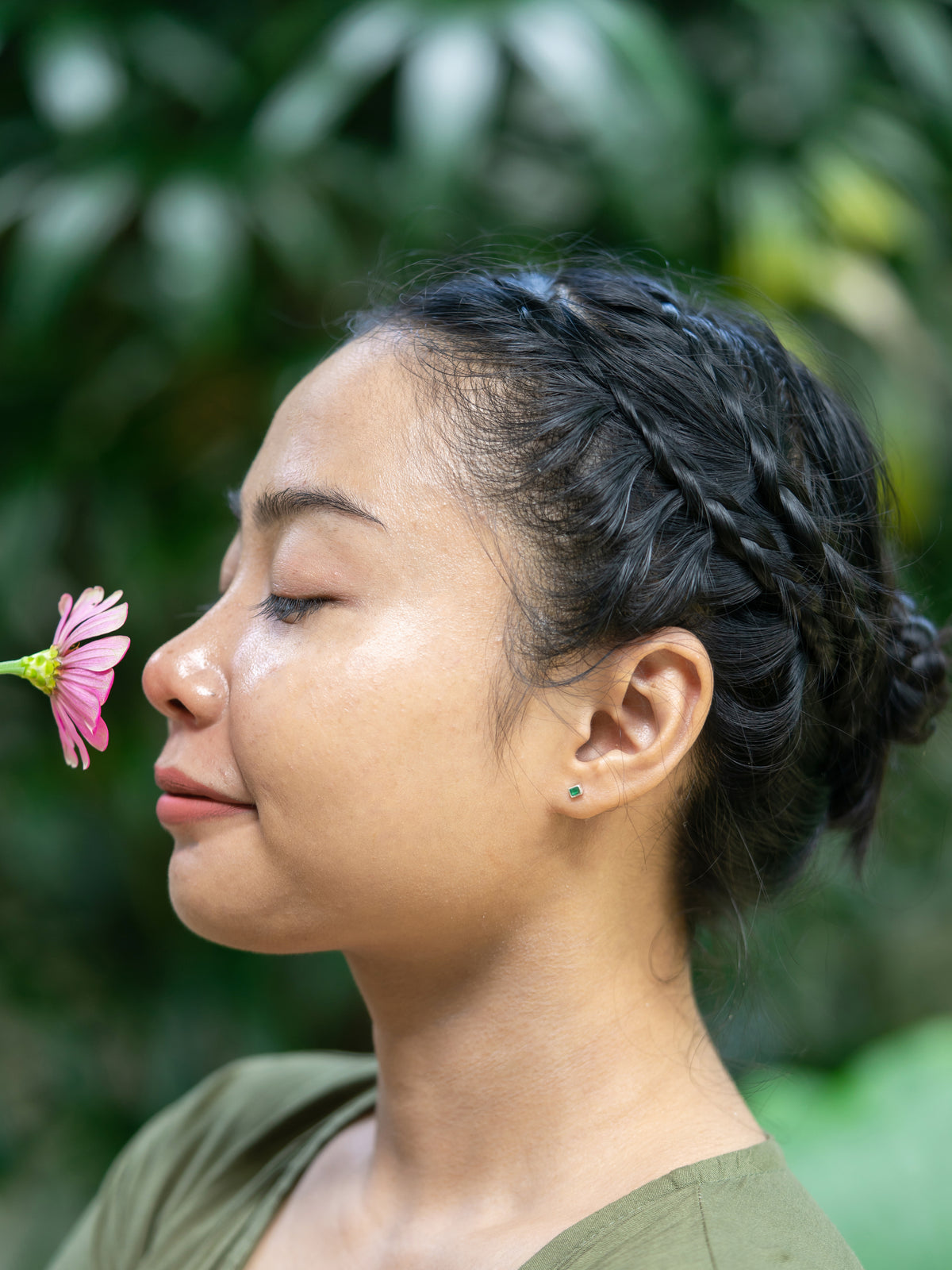 Emerald Earrings  - Gardens of the Sun | Ethical Jewelry