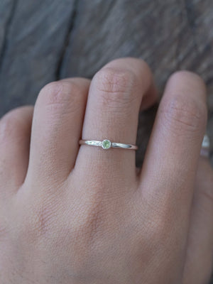 Everyday Peridot Ring - Gardens of the Sun | Ethical Jewelry