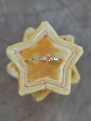 Fire Opal and Citrine Ring - Gardens of the Sun | Ethical Jewelry