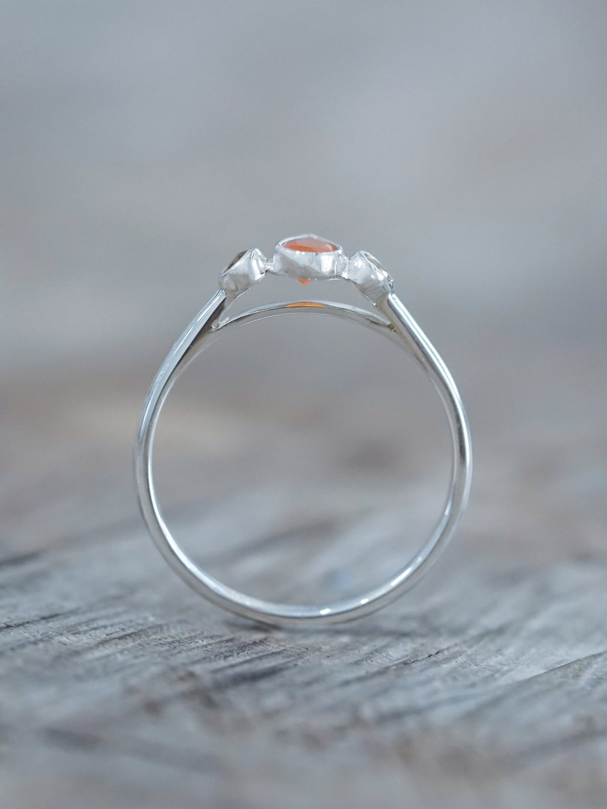 Fire Opal and Citrine Ring - Gardens of the Sun | Ethical Jewelry