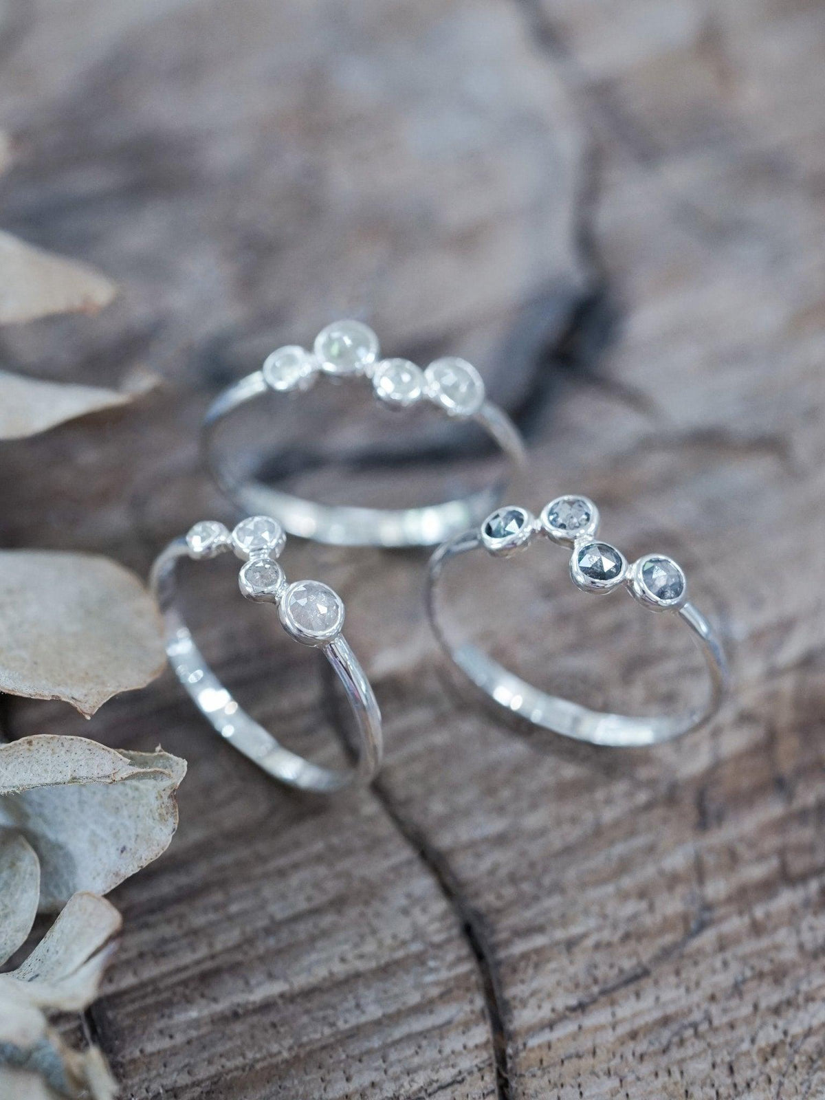 Four Rose Cut Diamond Ring - Gardens of the Sun | Ethical Jewelry