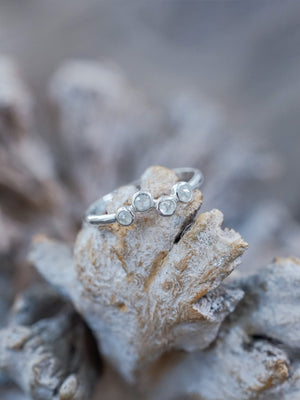 Four Rose Cut Diamond Ring - Gardens of the Sun | Ethical Jewelry