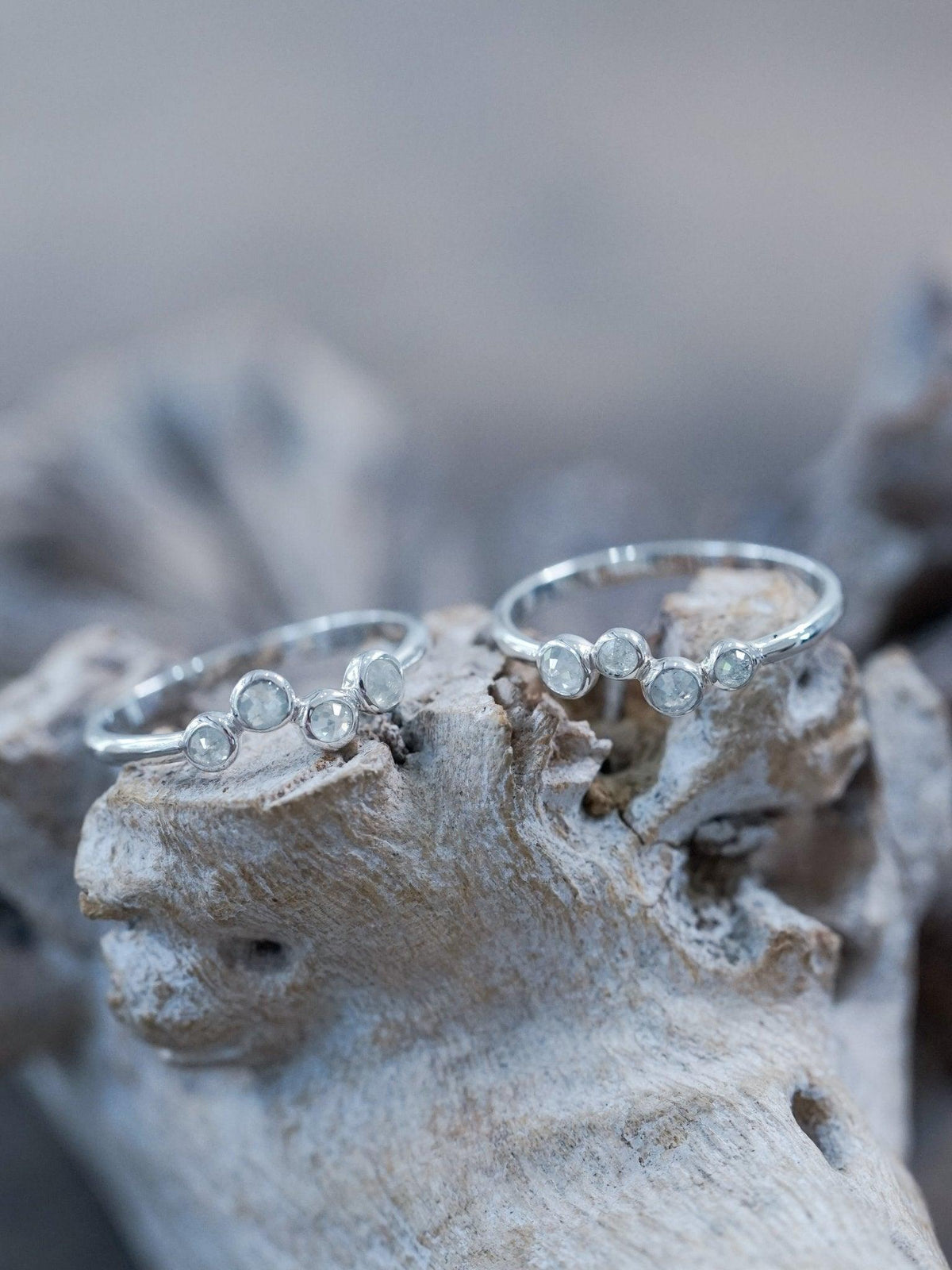 Four Rose Cut Diamond Ring - Gardens of the Sun | Ethical Jewelry