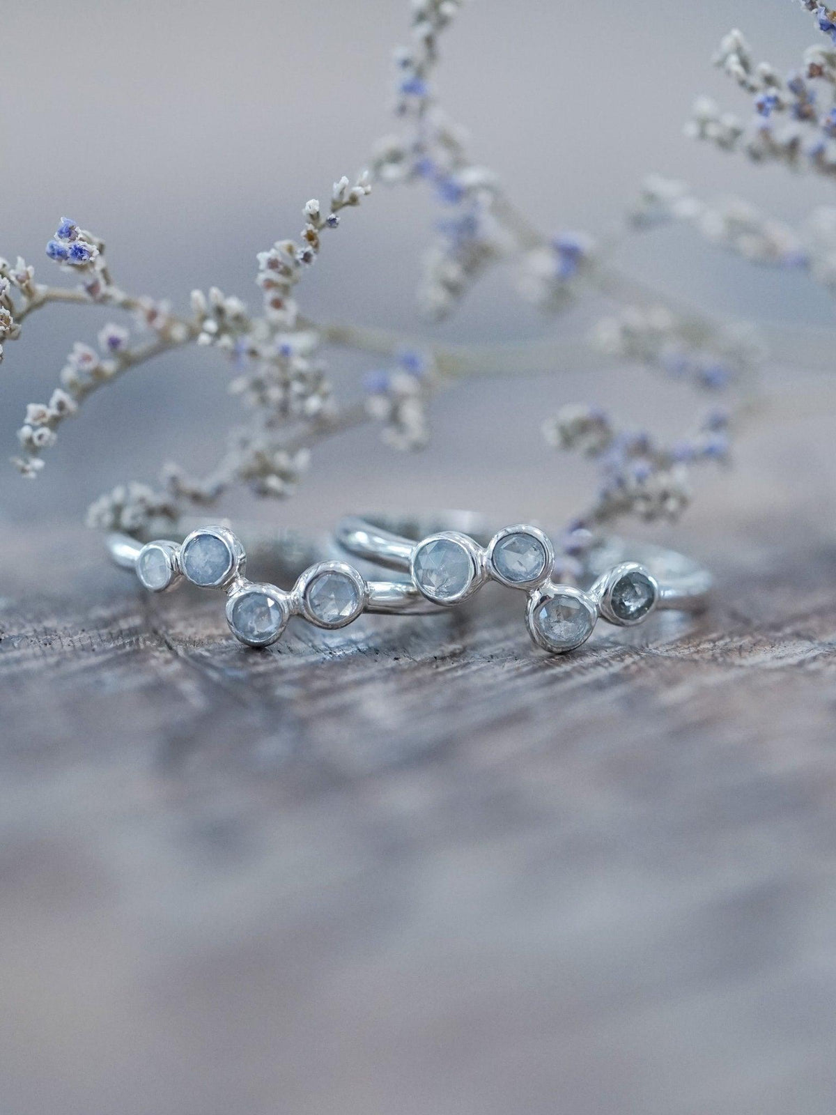 Four Rose Cut Diamond Ring - Gardens of the Sun | Ethical Jewelry