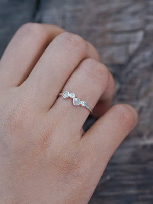 Four Rose Cut Diamond Ring - Gardens of the Sun | Ethical Jewelry