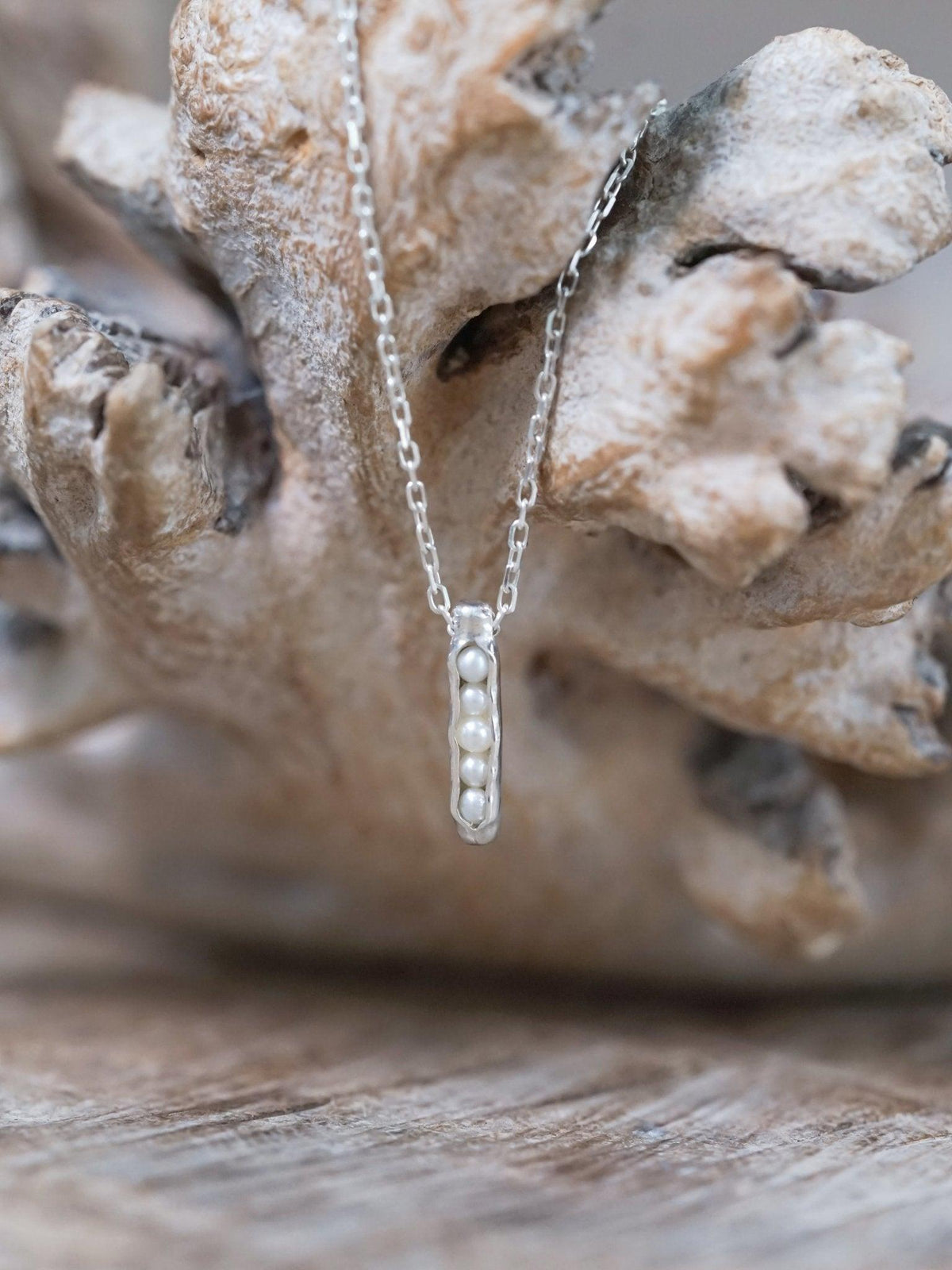 Freshwater Pearl Necklace with Hidden Gems - Gardens of the Sun | Ethical Jewelry