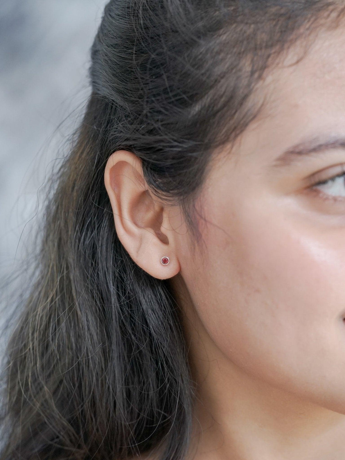 Garnet Earrings - Gardens of the Sun | Ethical Jewelry