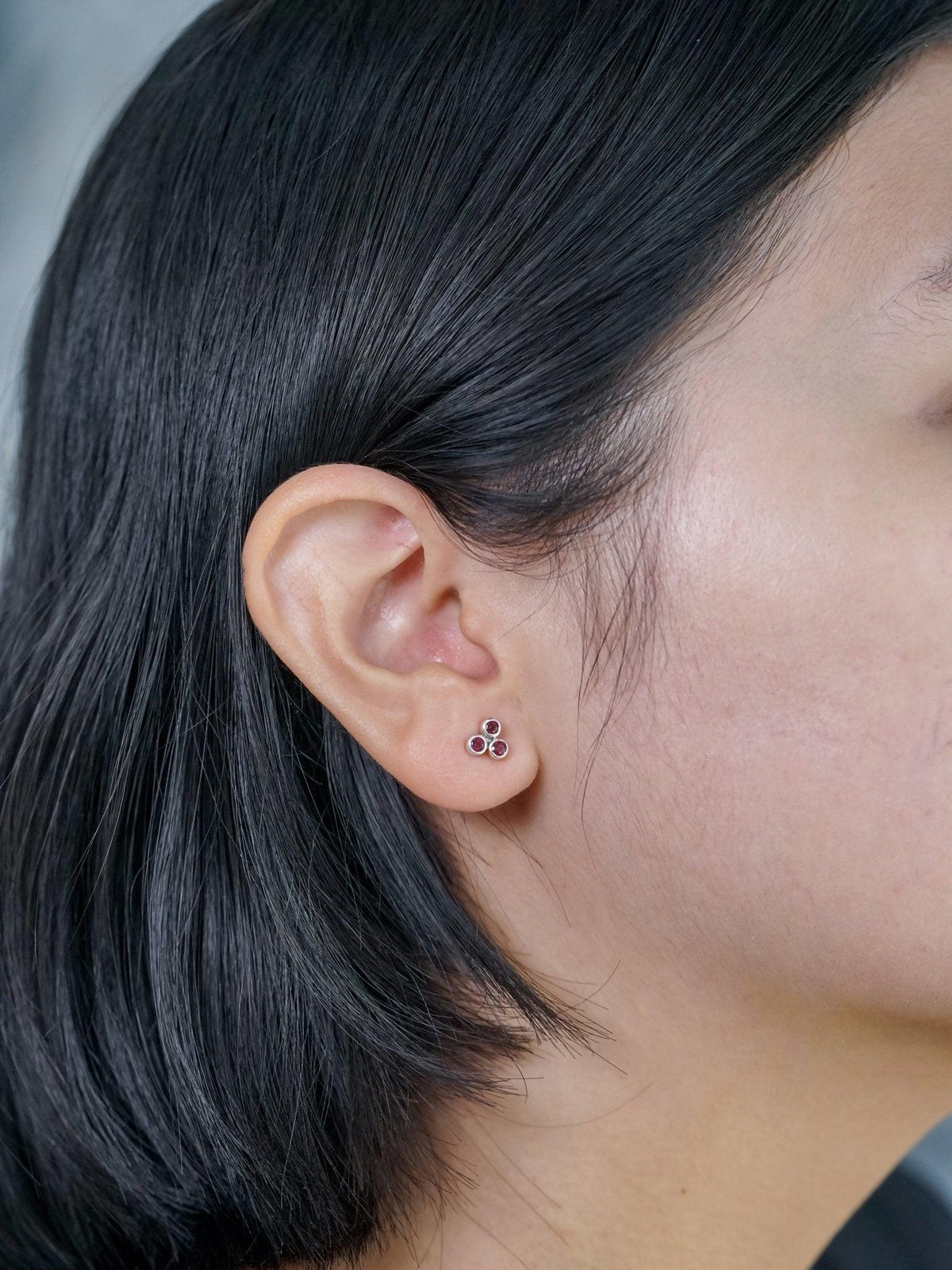 Garnet Earrings - Gardens of the Sun | Ethical Jewelry