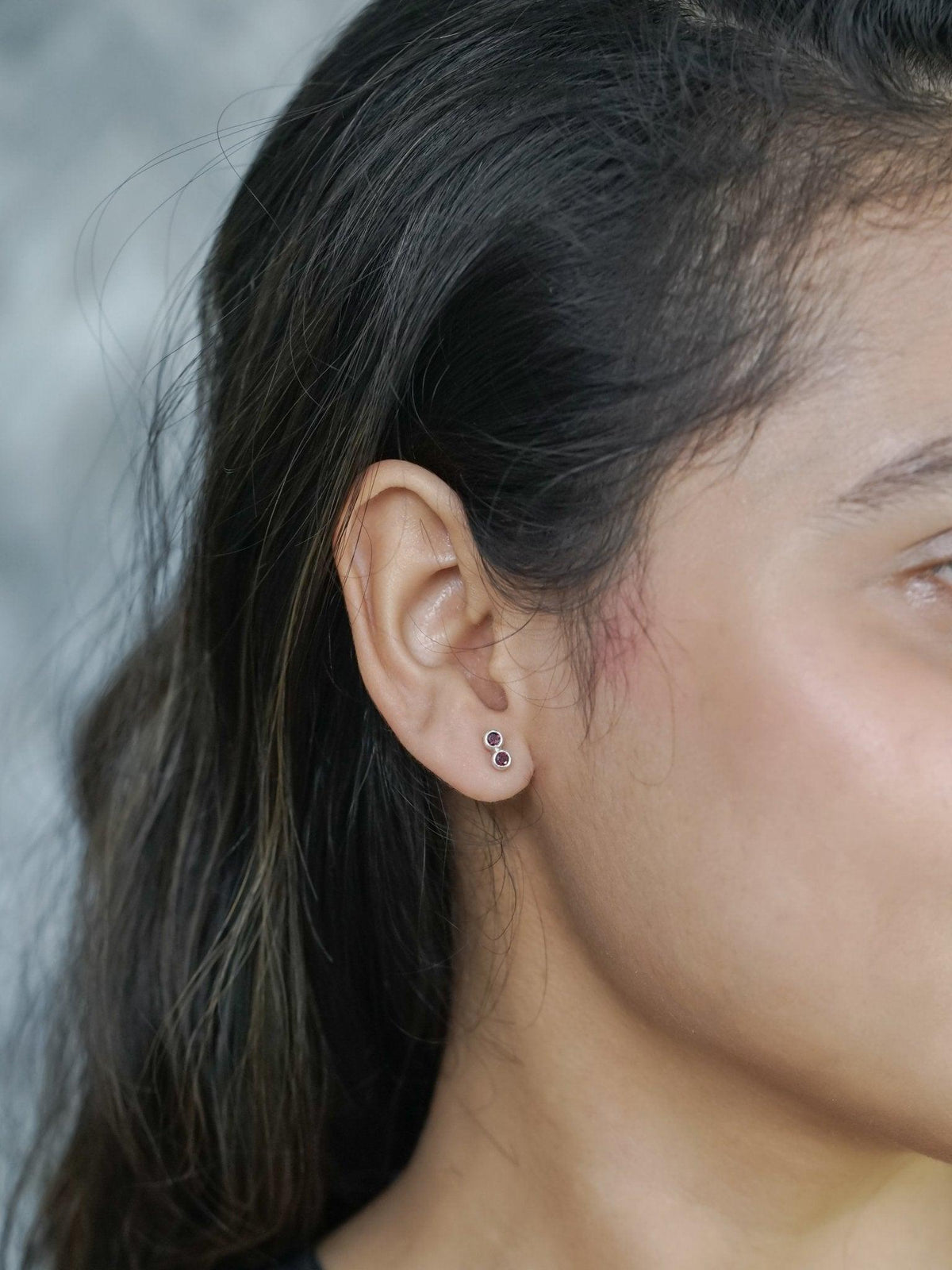 Garnet Earrings - Gardens of the Sun | Ethical Jewelry