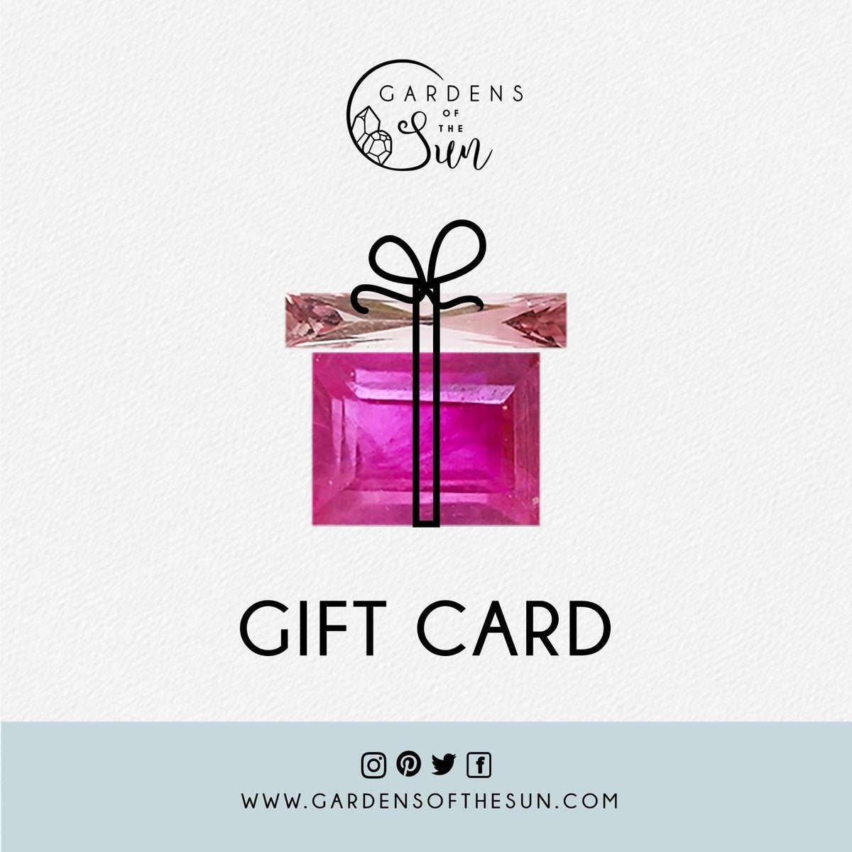 Gift Card - Gardens of the Sun | Ethical Jewelry