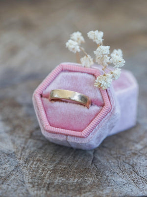 Custom Plain Wedding Ring in Gold - Gardens of the Sun | Ethical Jewelry