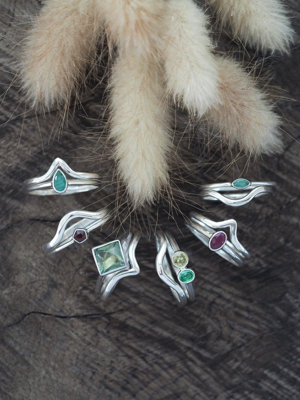 Green Garnet and Yellow Sphene Ring - Gardens of the Sun | Ethical Jewelry