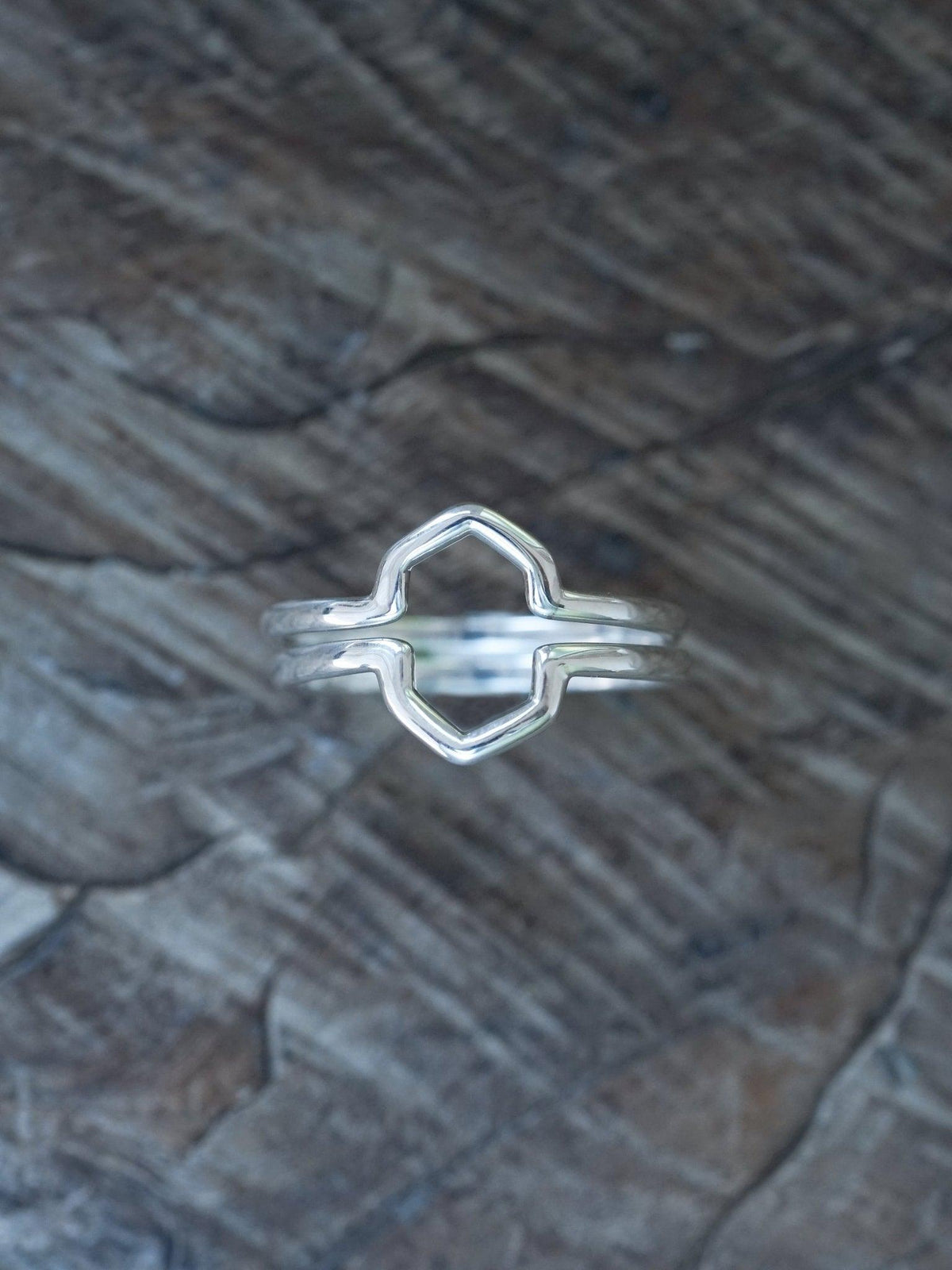 Hexagon Crown Ring Set - Gardens of the Sun | Ethical Jewelry