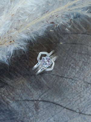 Hexagon Crown Ring Set - Gardens of the Sun | Ethical Jewelry