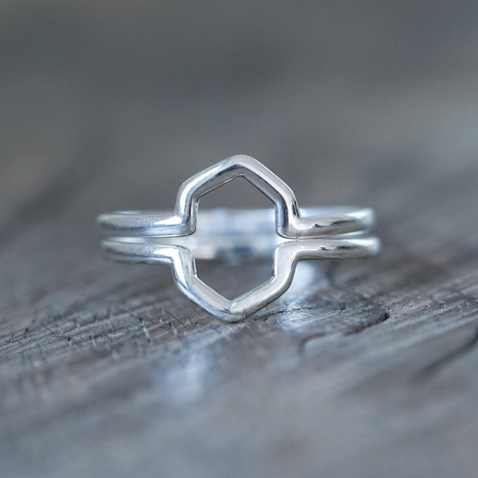 Hexagon Crown Ring Set - Gardens of the Sun | Ethical Jewelry