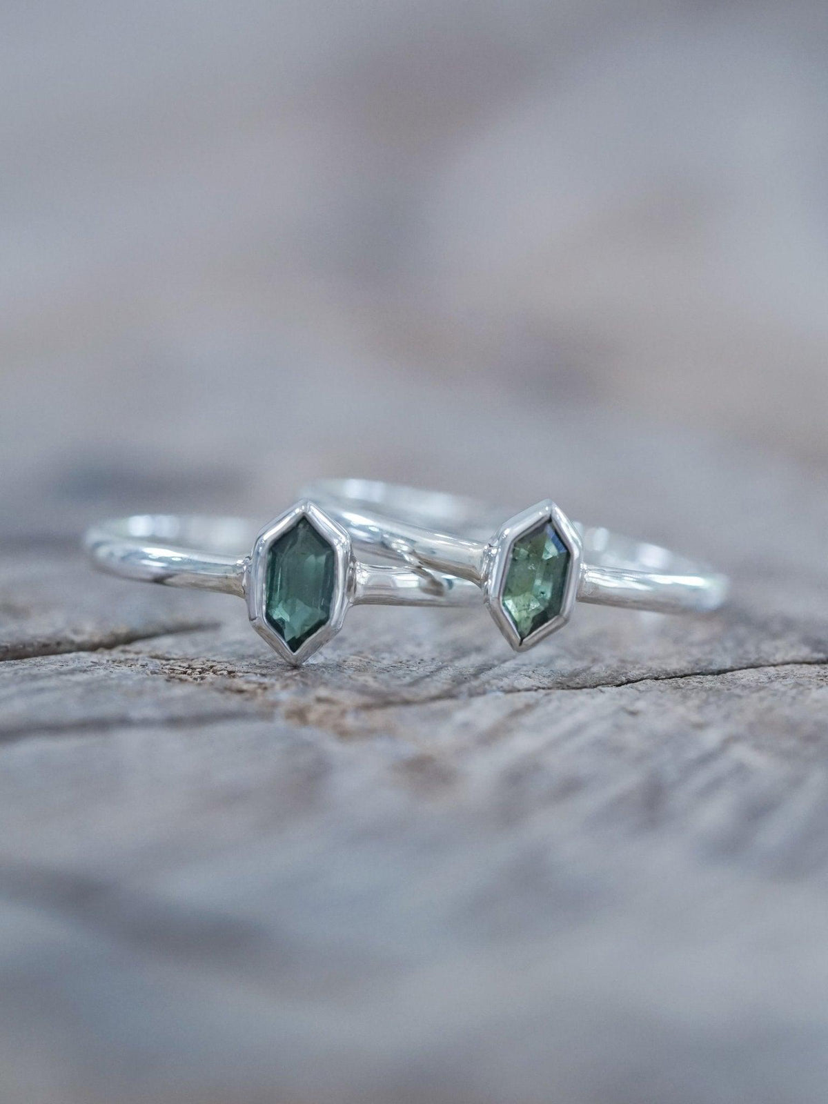 Hexagon Tourmaline Ring - Gardens of the Sun | Ethical Jewelry