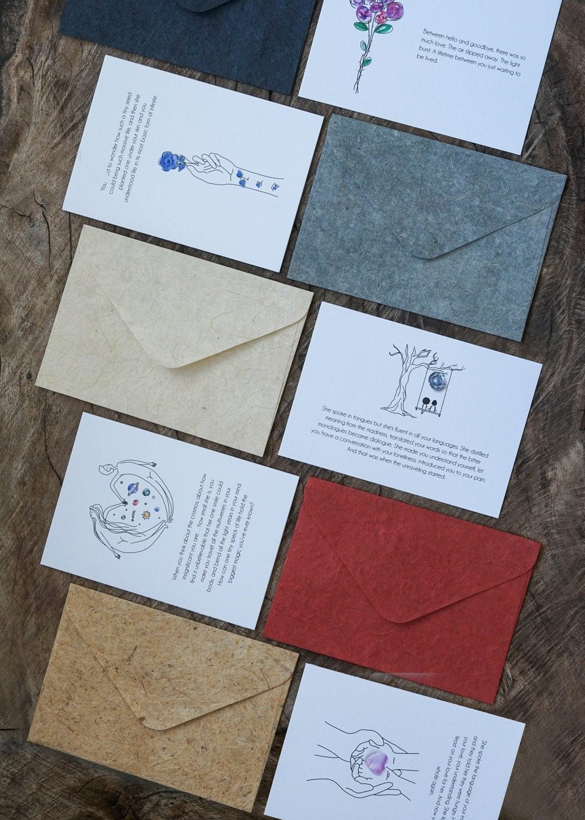 Intention Card Set: Love & Meaning - Gardens of the Sun | Ethical Jewelry