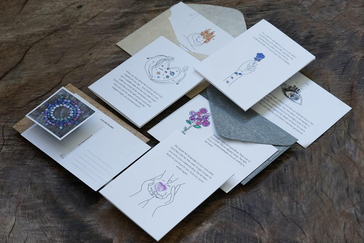 Intention Card Set: Love & Meaning - Gardens of the Sun | Ethical Jewelry