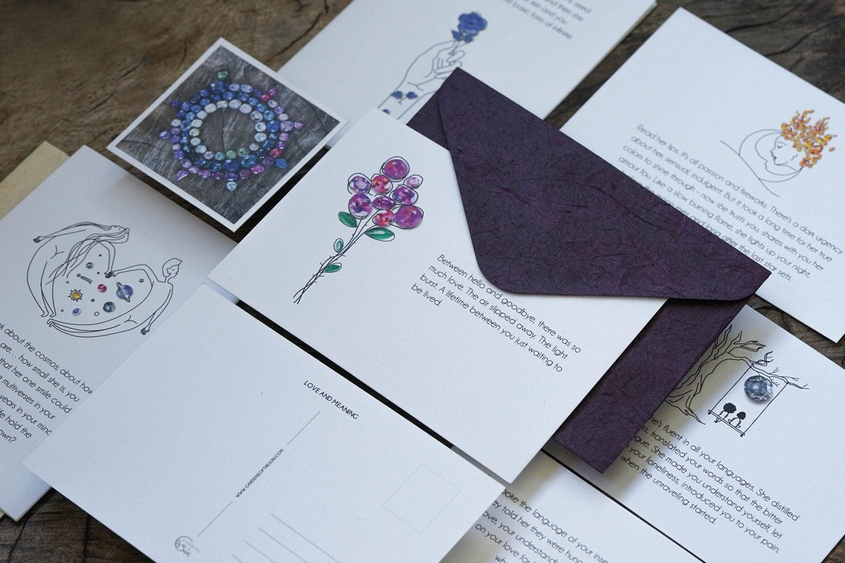 Intention Card Set: Love & Meaning - Gardens of the Sun | Ethical Jewelry