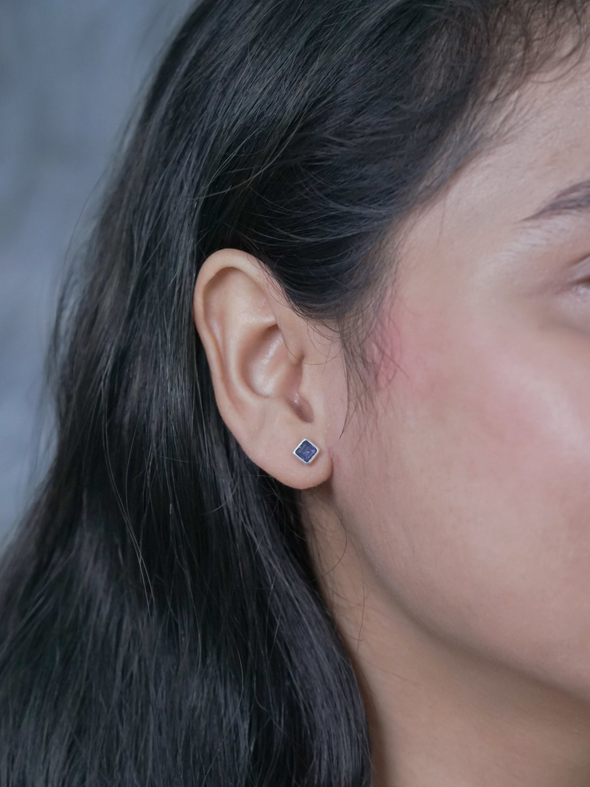 Iolite Earrings - Gardens of the Sun | Ethical Jewelry