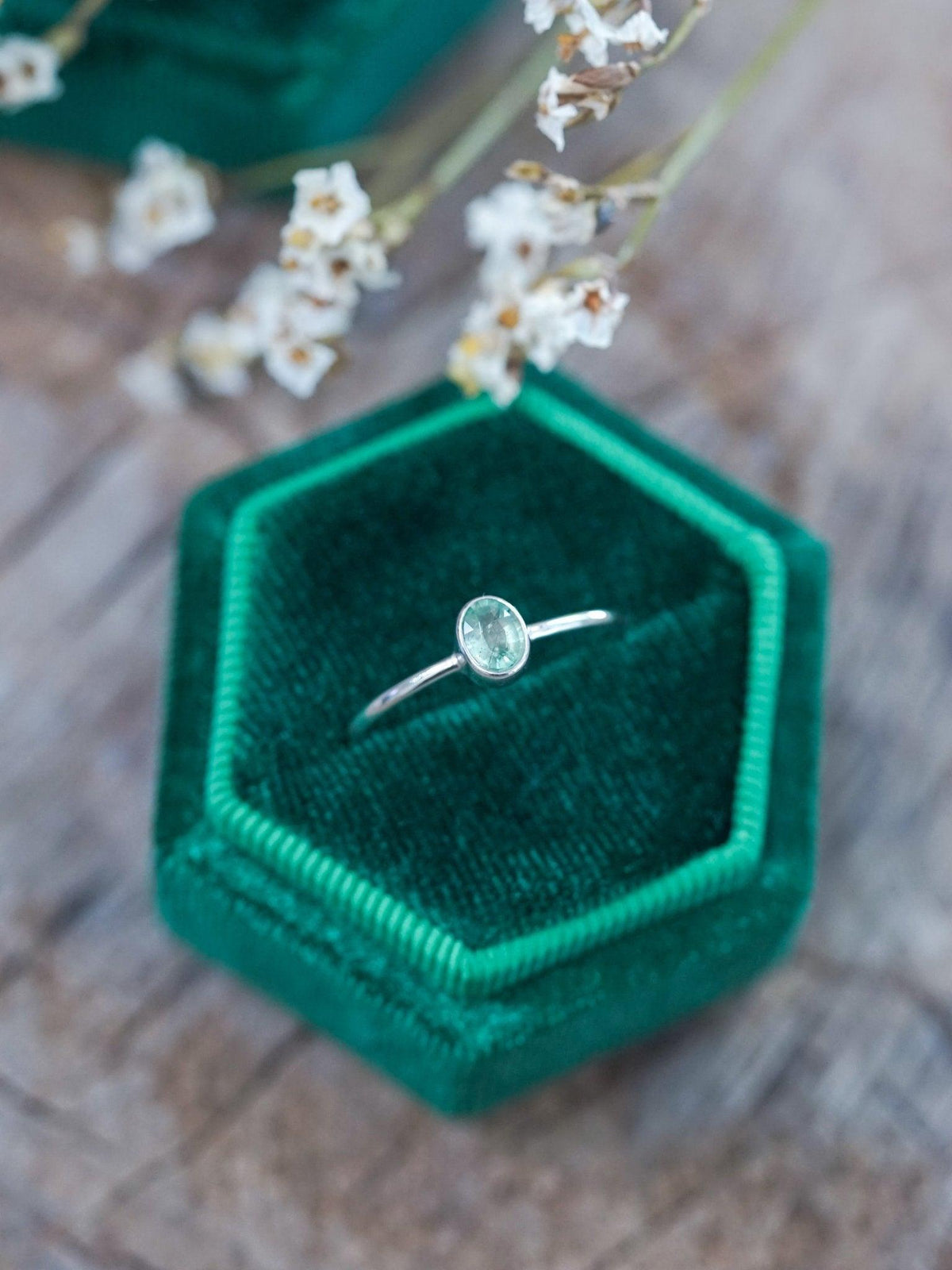 Kornerupine Mermaid Ring - Gardens of the Sun | Ethical Jewelry