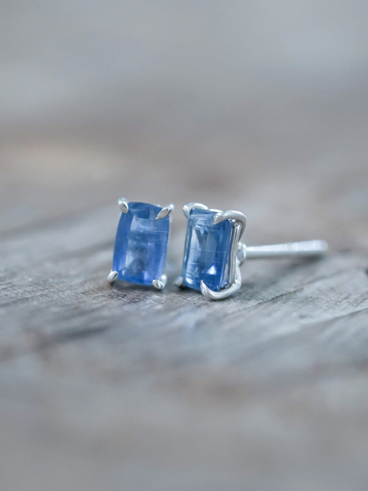 Kyanite Earrings - Gardens of the Sun | Ethical Jewelry