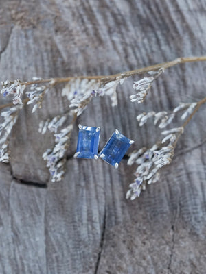 Kyanite Earrings - Gardens of the Sun | Ethical Jewelry