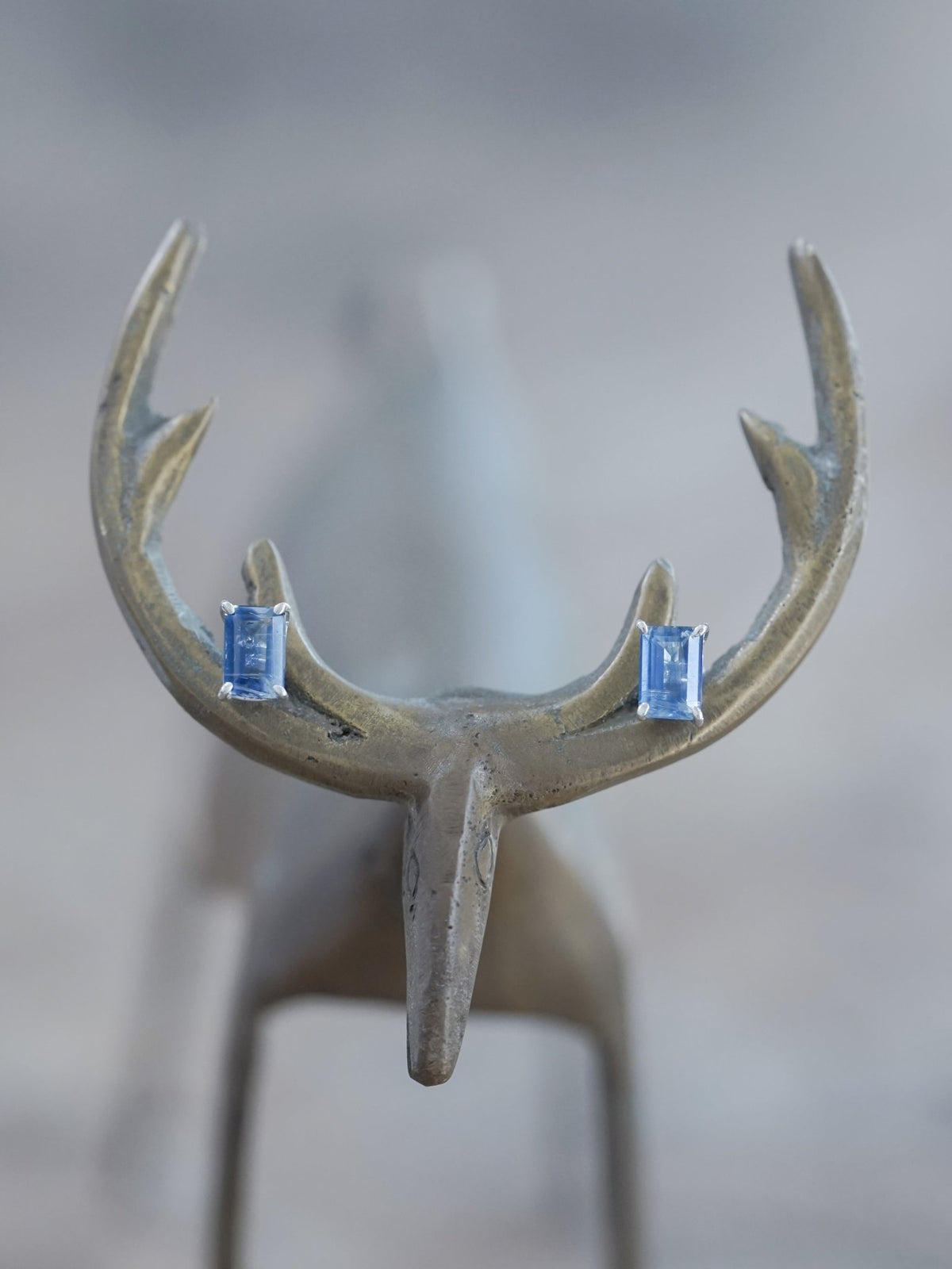 Kyanite Earrings - Gardens of the Sun | Ethical Jewelry