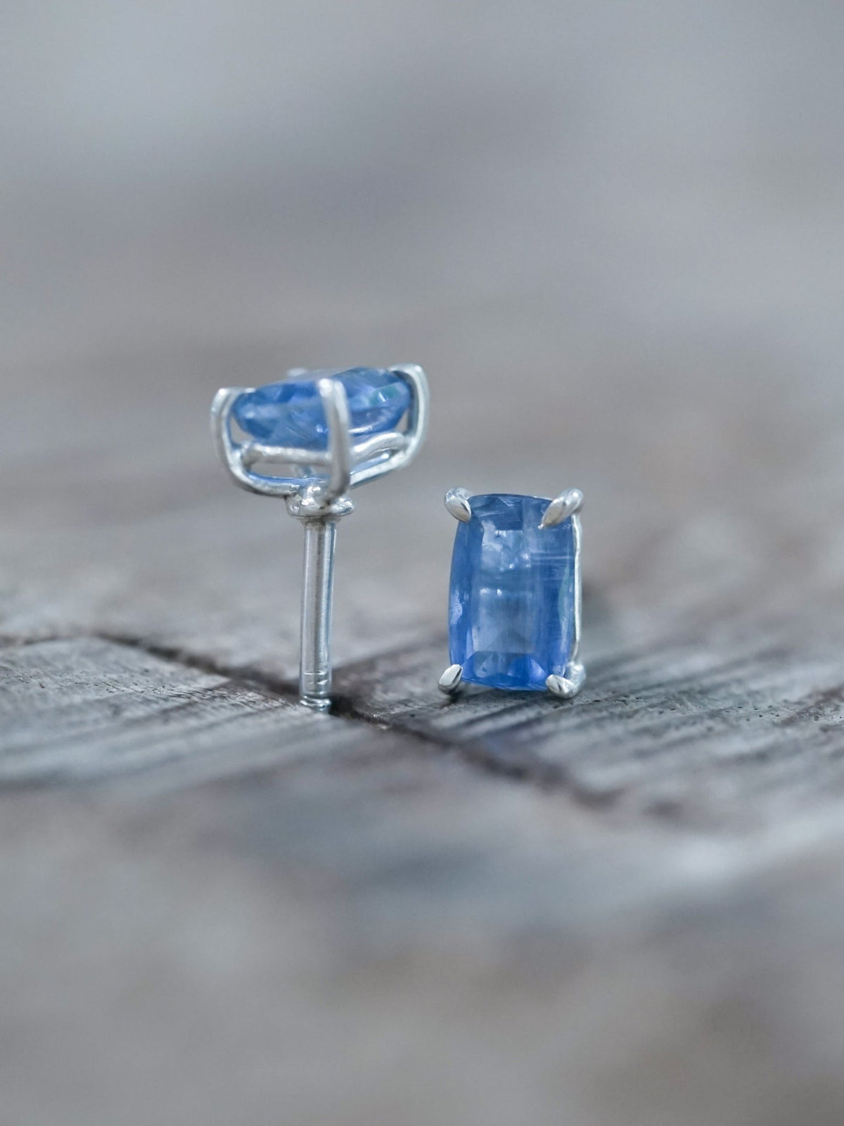 Kyanite Earrings - Gardens of the Sun | Ethical Jewelry