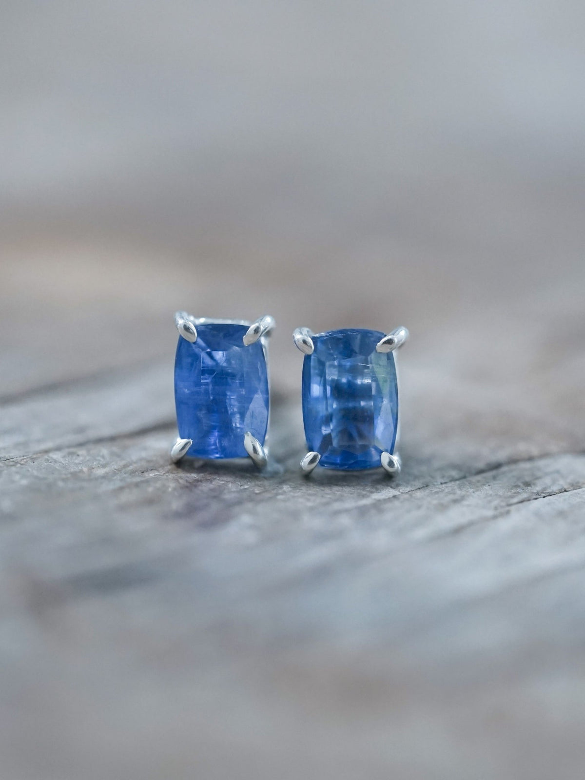 Kyanite Earrings - Gardens of the Sun | Ethical Jewelry