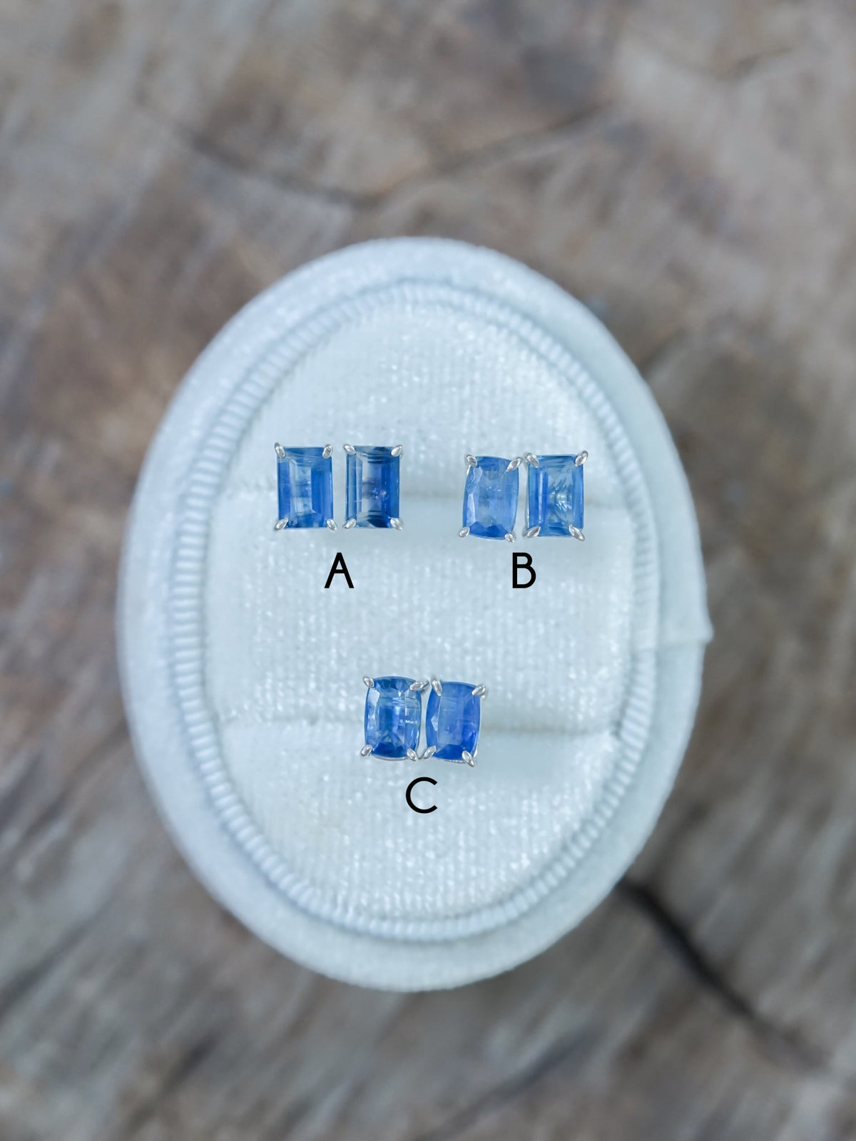 Kyanite Earrings - Gardens of the Sun | Ethical Jewelry