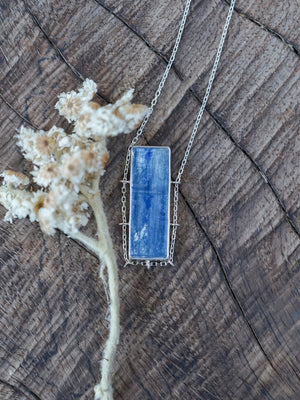 Kyanite Necklace - Gardens of the Sun | Ethical Jewelry