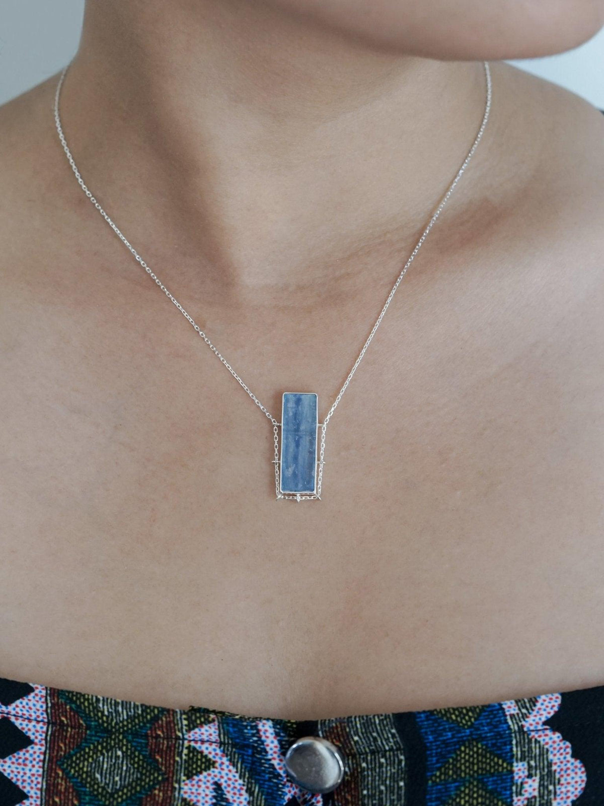 Kyanite Necklace - Gardens of the Sun | Ethical Jewelry