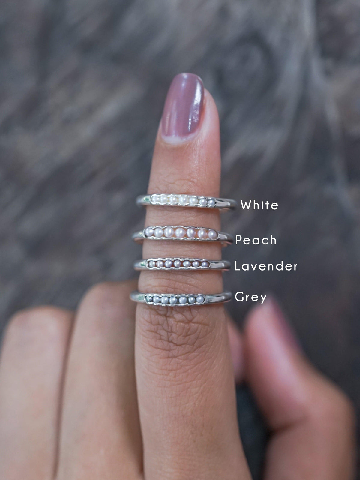 Freshwater Pearl Ring with Hidden Gems - Gardens of the Sun | Ethical Jewelry