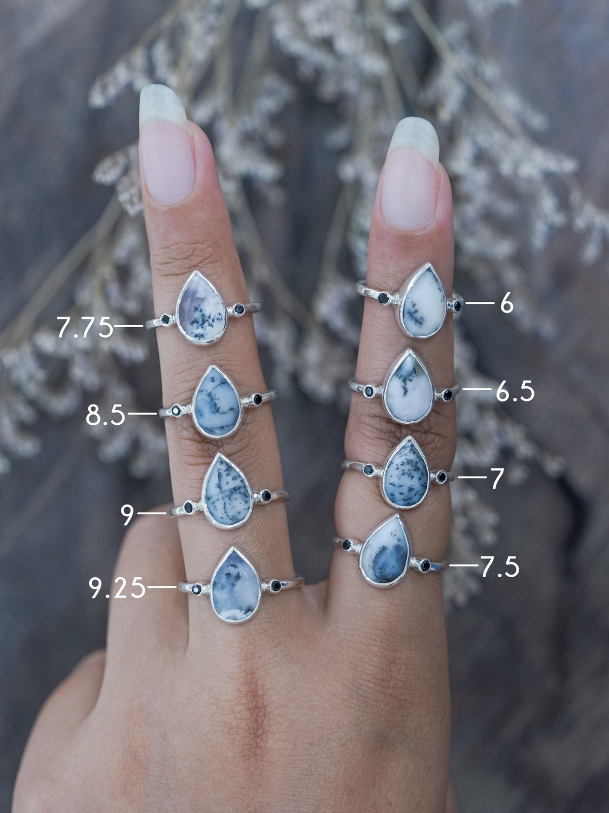 Dendritic Agate Ring - Gardens of the Sun | Ethical Jewelry