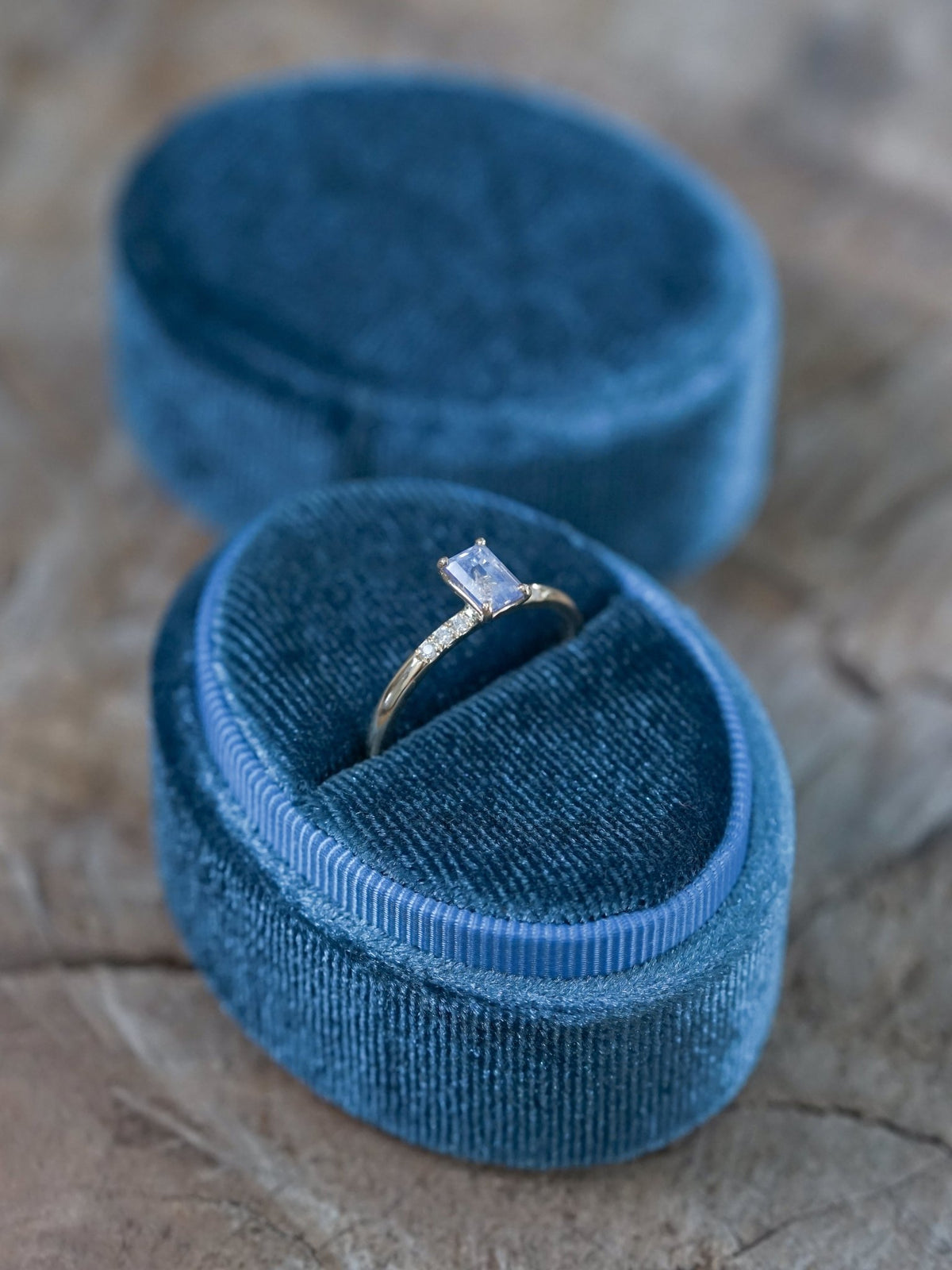 Lavender Sapphire and Diamond Ring in Ethical Gold - Gardens of the Sun | Ethical Jewelry
