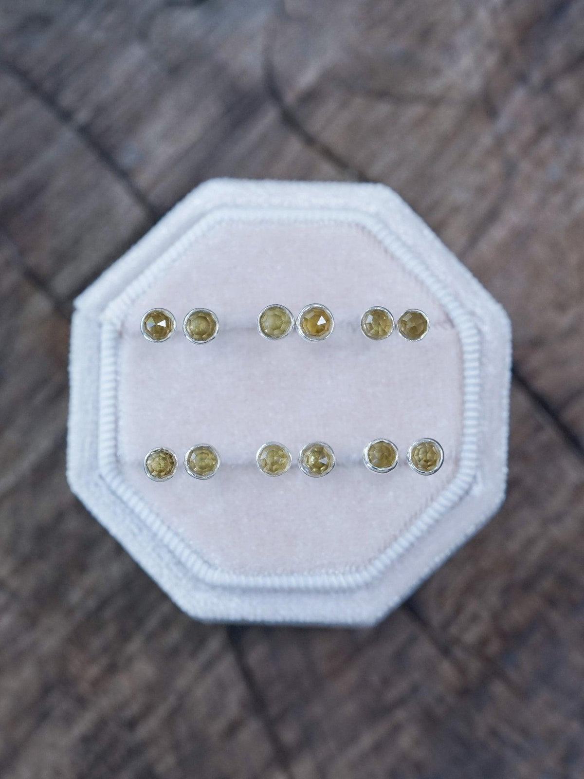 Lemon Quartz Disco Ball Earrings - Gardens of the Sun | Ethical Jewelry