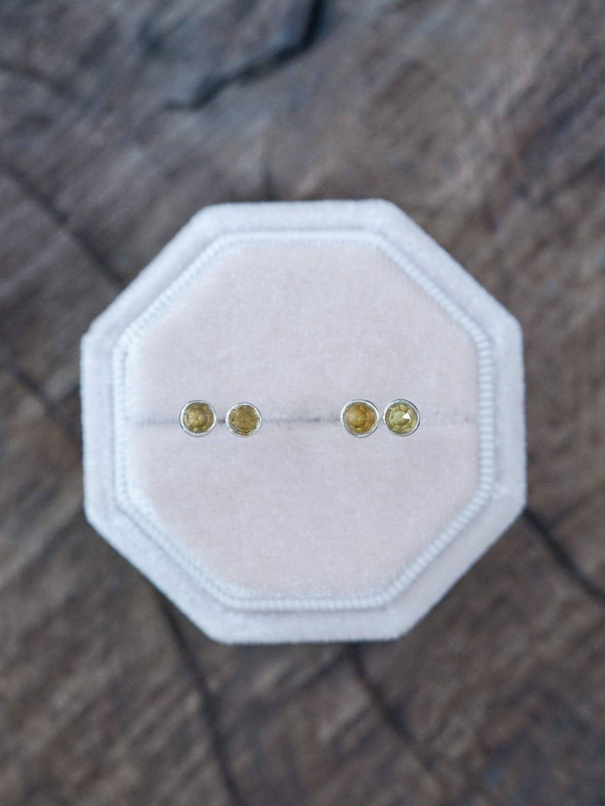 Lemon Quartz Disco Ball Earrings - Gardens of the Sun | Ethical Jewelry