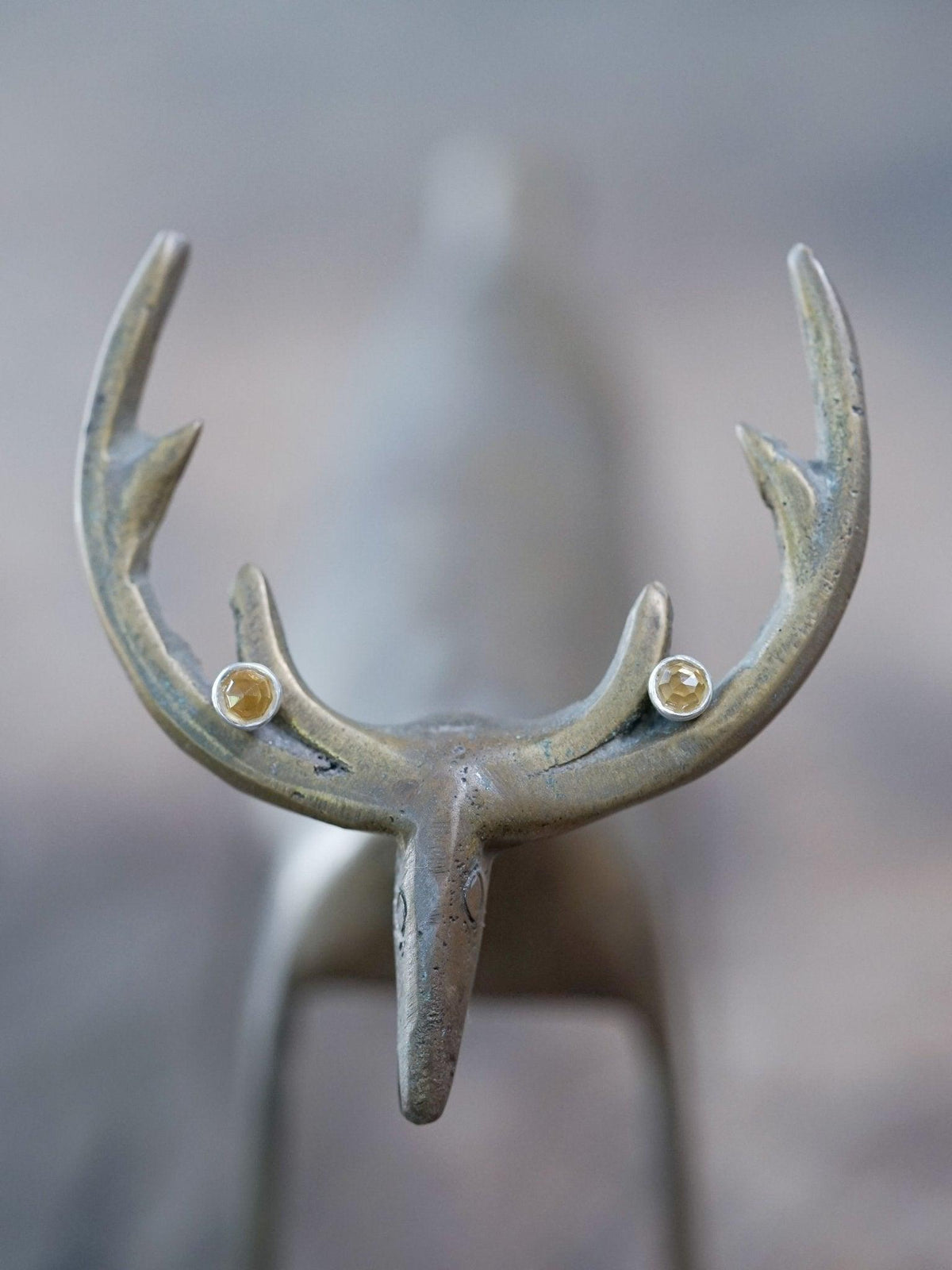 Lemon Quartz Disco Ball Earrings - Gardens of the Sun | Ethical Jewelry