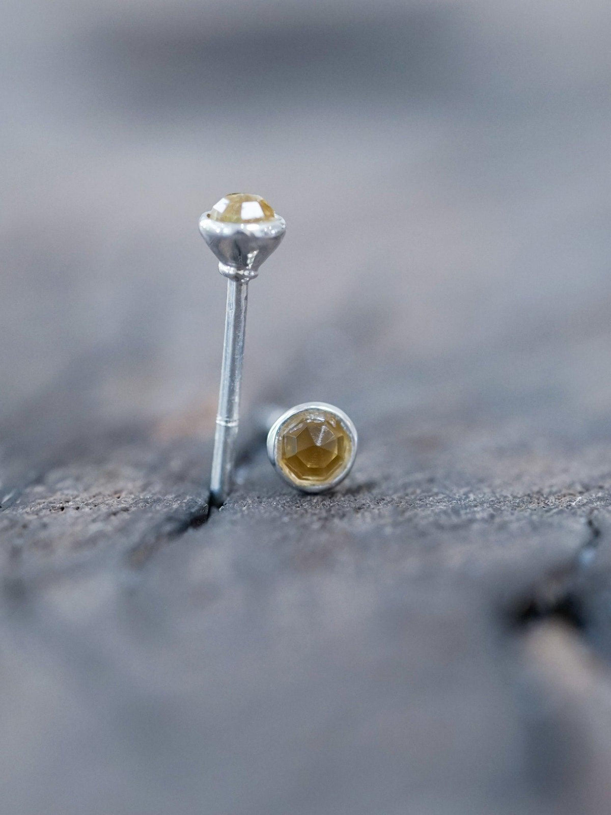 Lemon Quartz Disco Ball Earrings - Gardens of the Sun | Ethical Jewelry